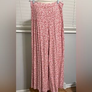 Women’s coral Rayon pants